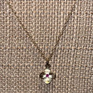 Unique Vintage Beaded Necklace #724 Handmade by Violette Grace